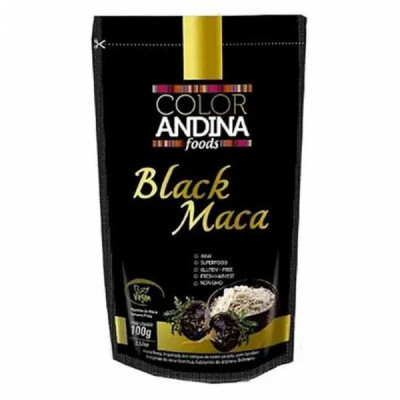 BLACK MACA EM PO 100G - COLOR ANDINA