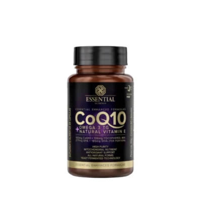 CoQ10 + Omega 3TG + Natural Vitamin E Pote 60 caps Essential